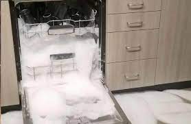 Fix4U Repairs' technicians fixing dishwasher overflowing problem in GTA  