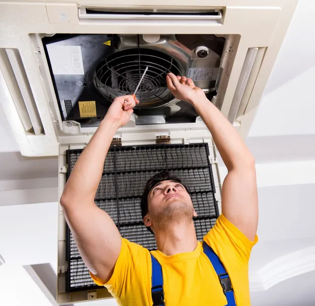 Fix4U Repairs' technicians fixing Insufficient Cooling from Your Air Conditioner problem in GTA  